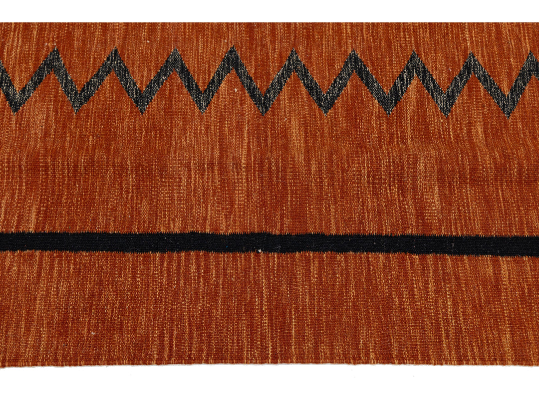 Modern Navajo Wool Rug 9 X 11