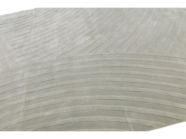 Modern Wool Rug 9 X 12