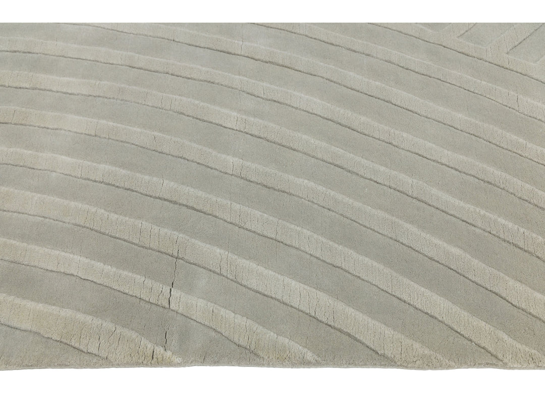 Modern Wool Rug 9 X 12