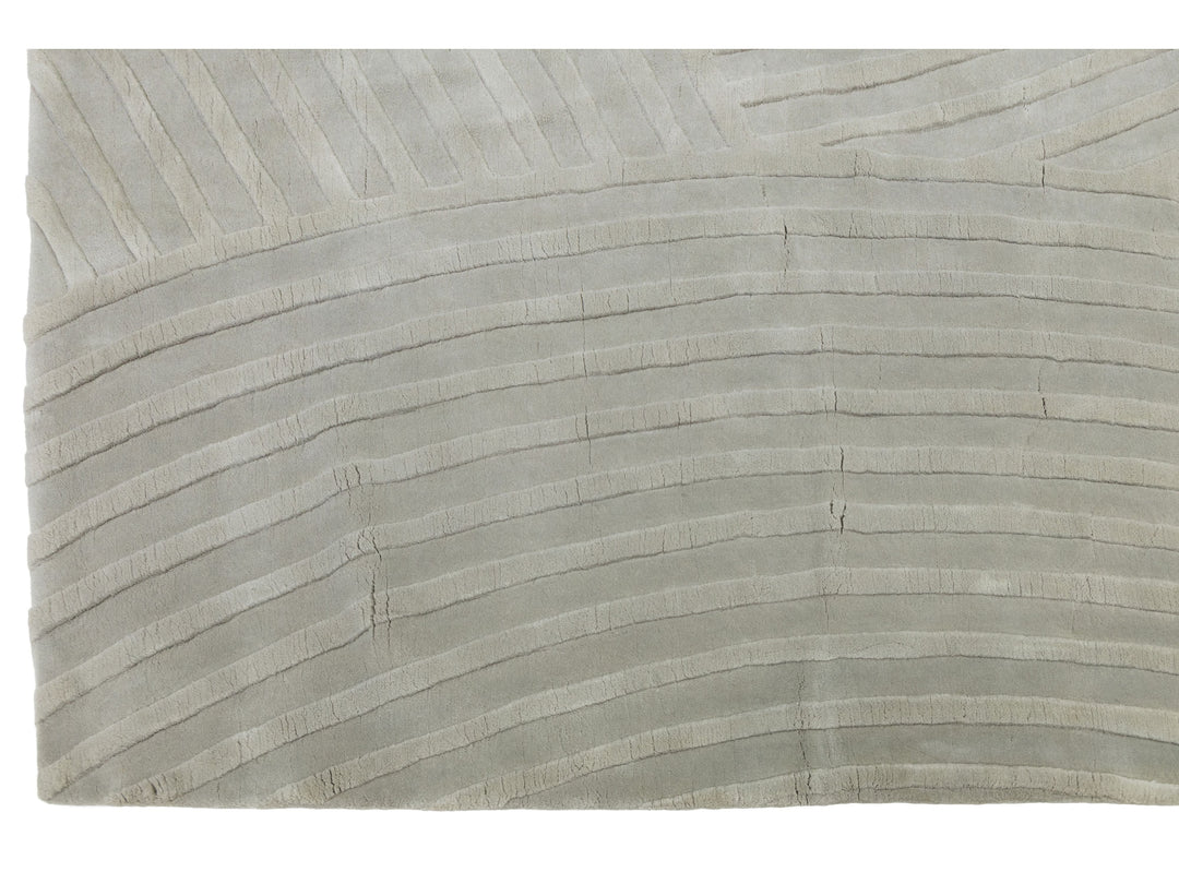 Modern Wool Rug 9 X 12