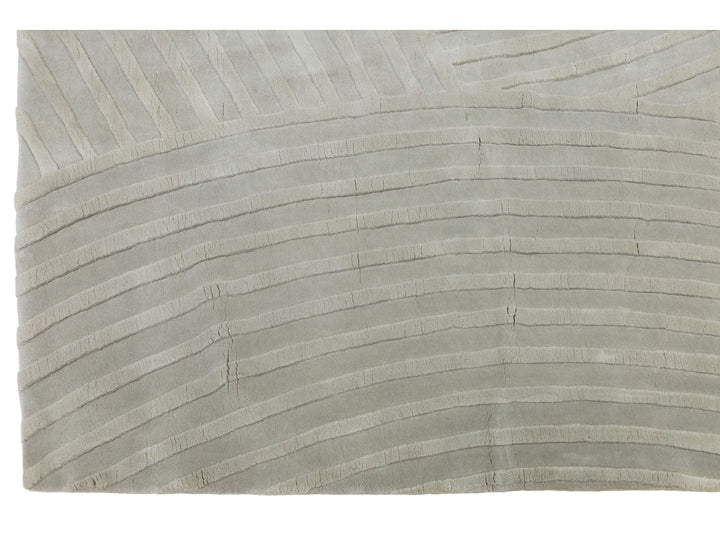 Modern Wool Rug 9 X 12