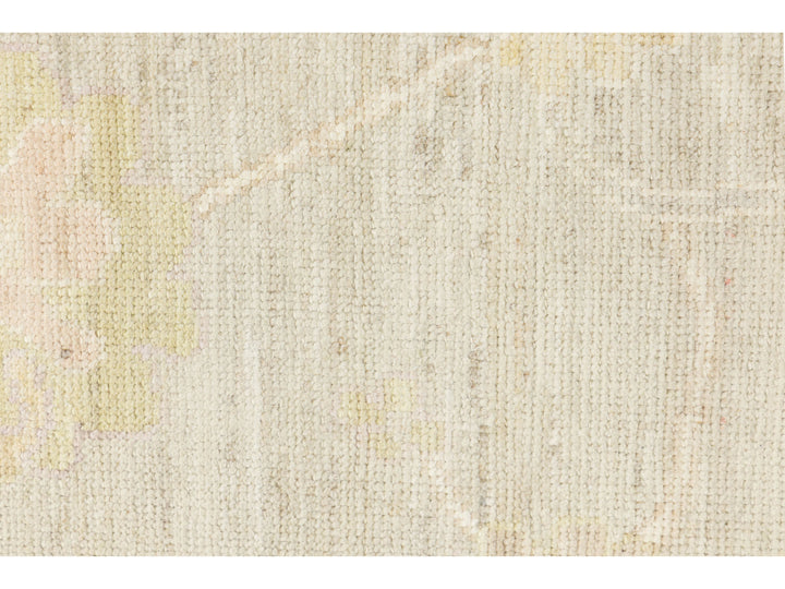 Modern Oushak Wool Rug 10 X 14