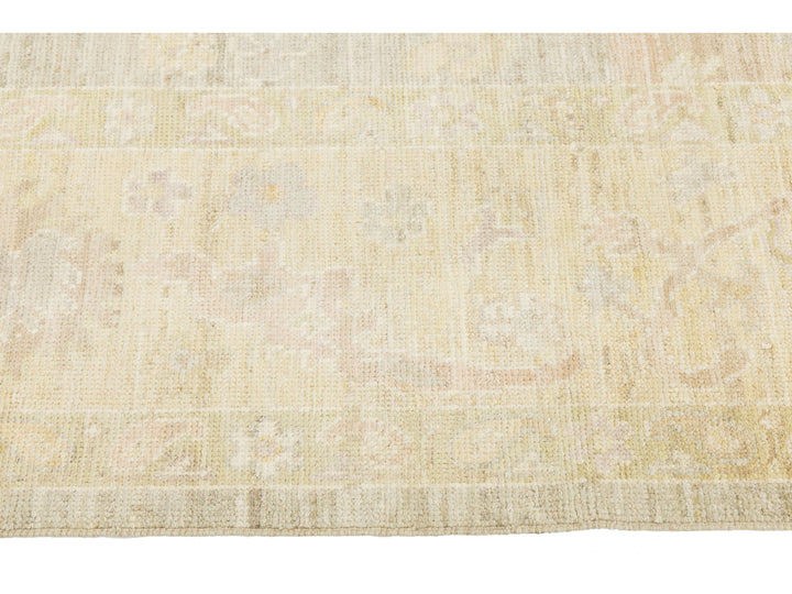 Modern Oushak Wool Rug 10 X 14