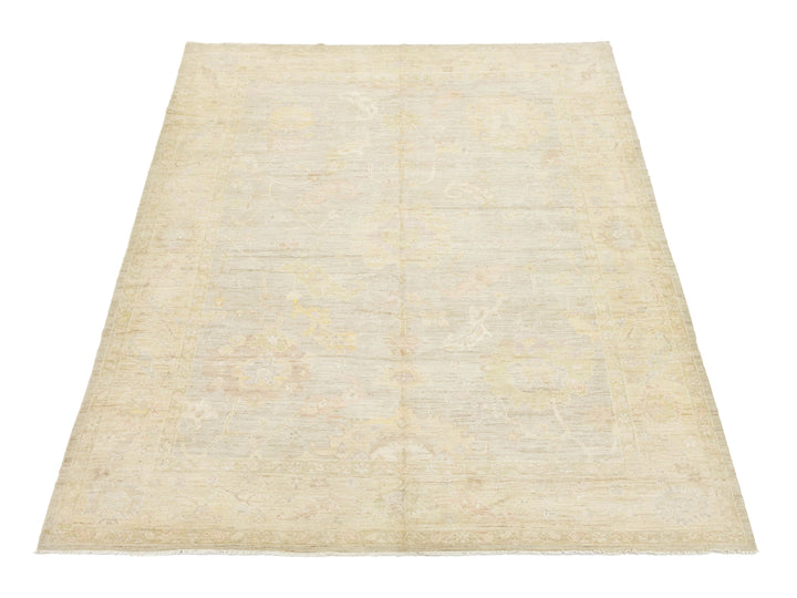 Modern Oushak Wool Rug 10 X 14