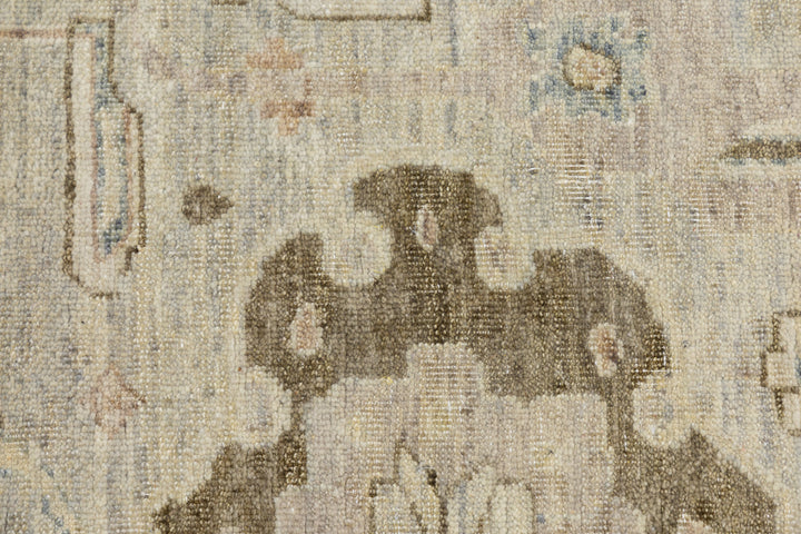 Modern Oushak Wool Rug 9 X 12