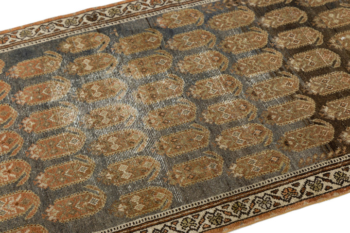 Antique Malayer Wool Runner 3 X 12