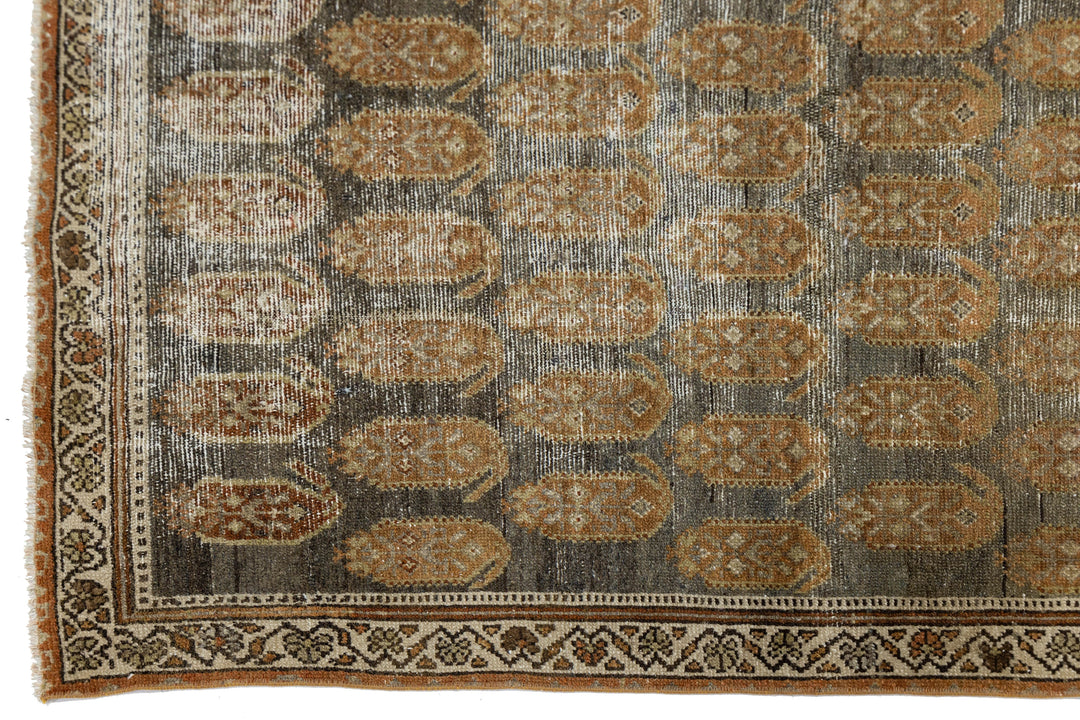 Antique Malayer Wool Runner 3 X 12