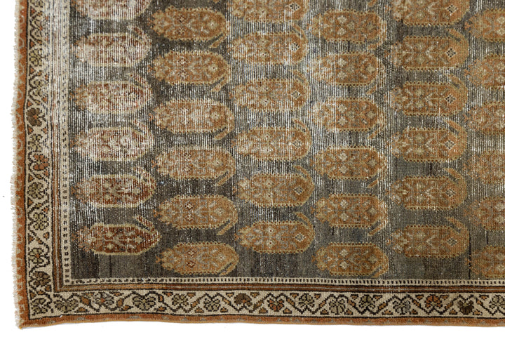 Antique Malayer Wool Runner 3 X 12