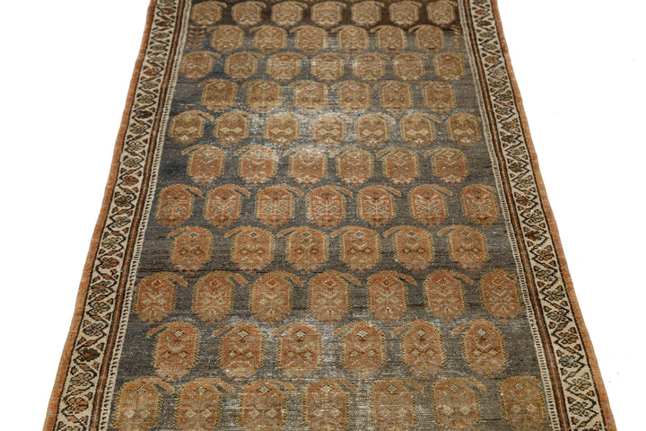 Antique Malayer Wool Runner 3 X 12