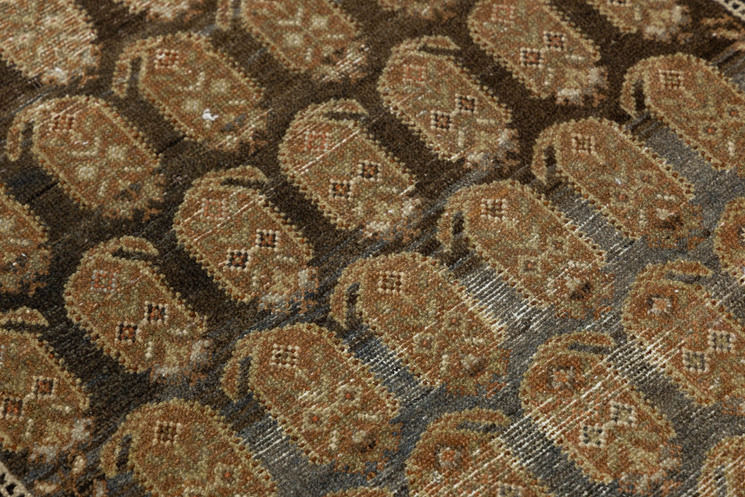 Antique Malayer Wool Runner 3 X 12