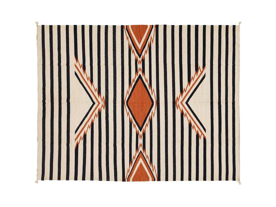 Modern Navajo Wool Rug 9 X 12