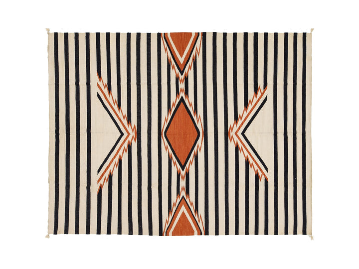 Modern Navajo Wool Rug 9 X 12