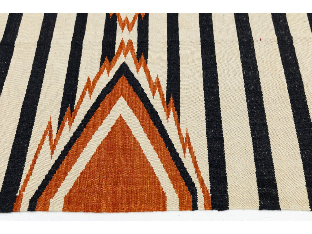 Modern Navajo Wool Rug 9 X 12