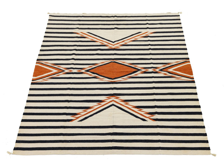 Modern Navajo Wool Rug 9 X 12