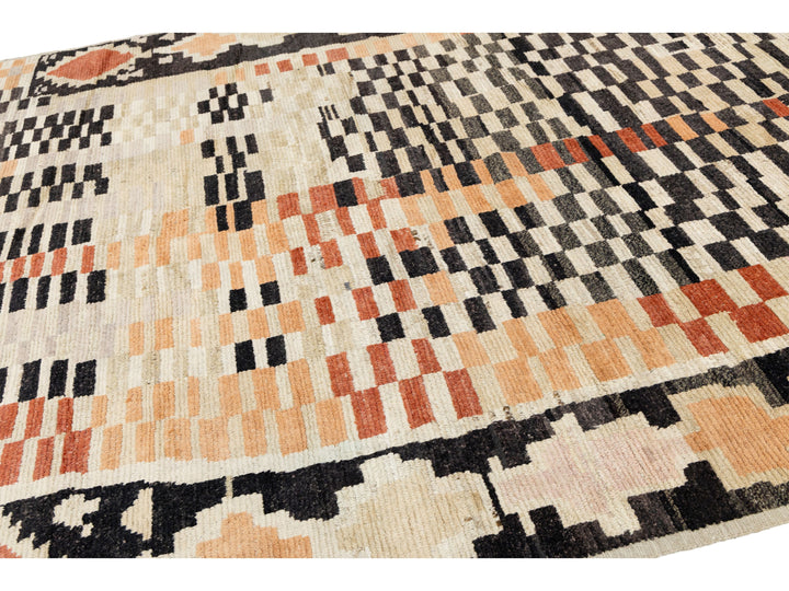 Modern Moroccan Wool Rug 8 X 10
