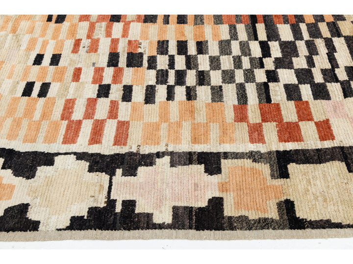 Modern Moroccan Wool Rug 8 X 10