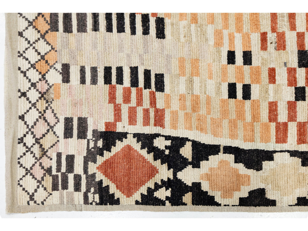 Modern Moroccan Wool Rug 8 X 10
