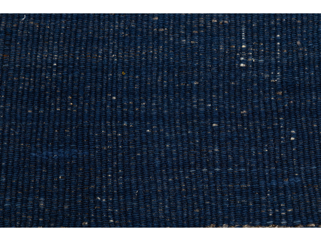 Modern Kilim Flatweave Wool Rug 7 X 11