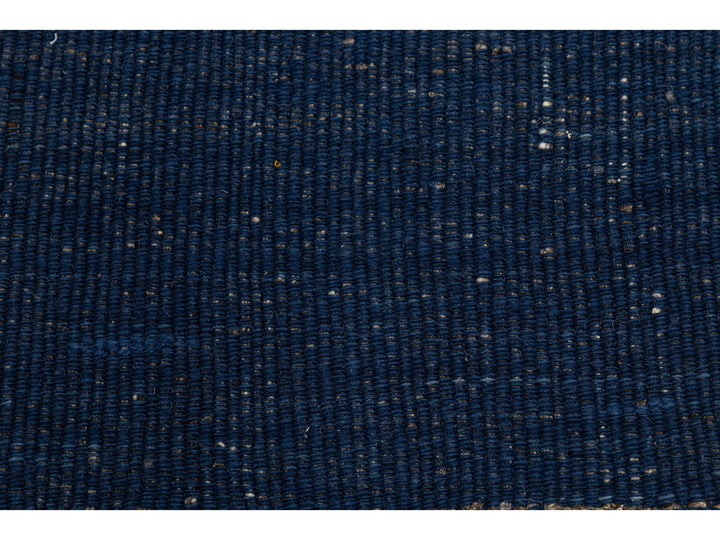 Modern Kilim Flatweave Wool Rug 7 X 11