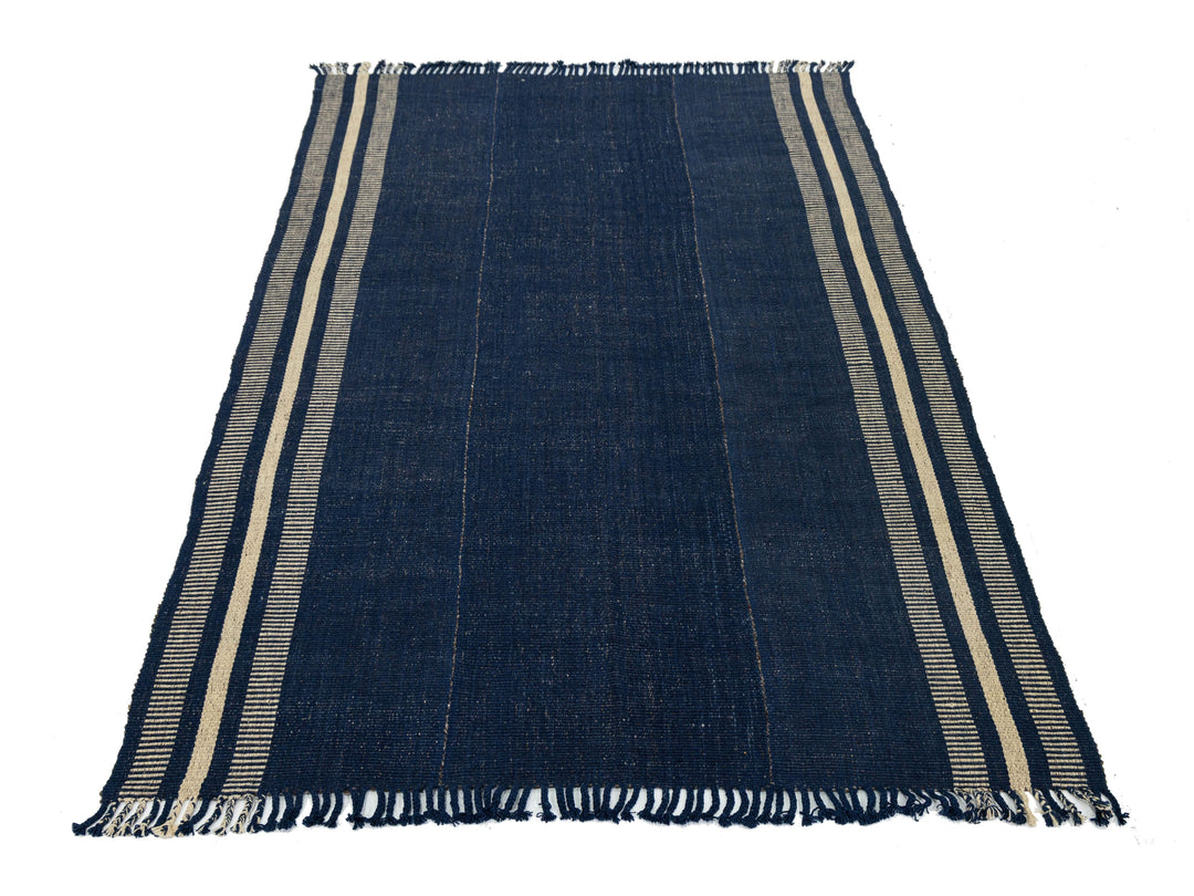 Modern Kilim Flatweave Wool Rug 7 X 11