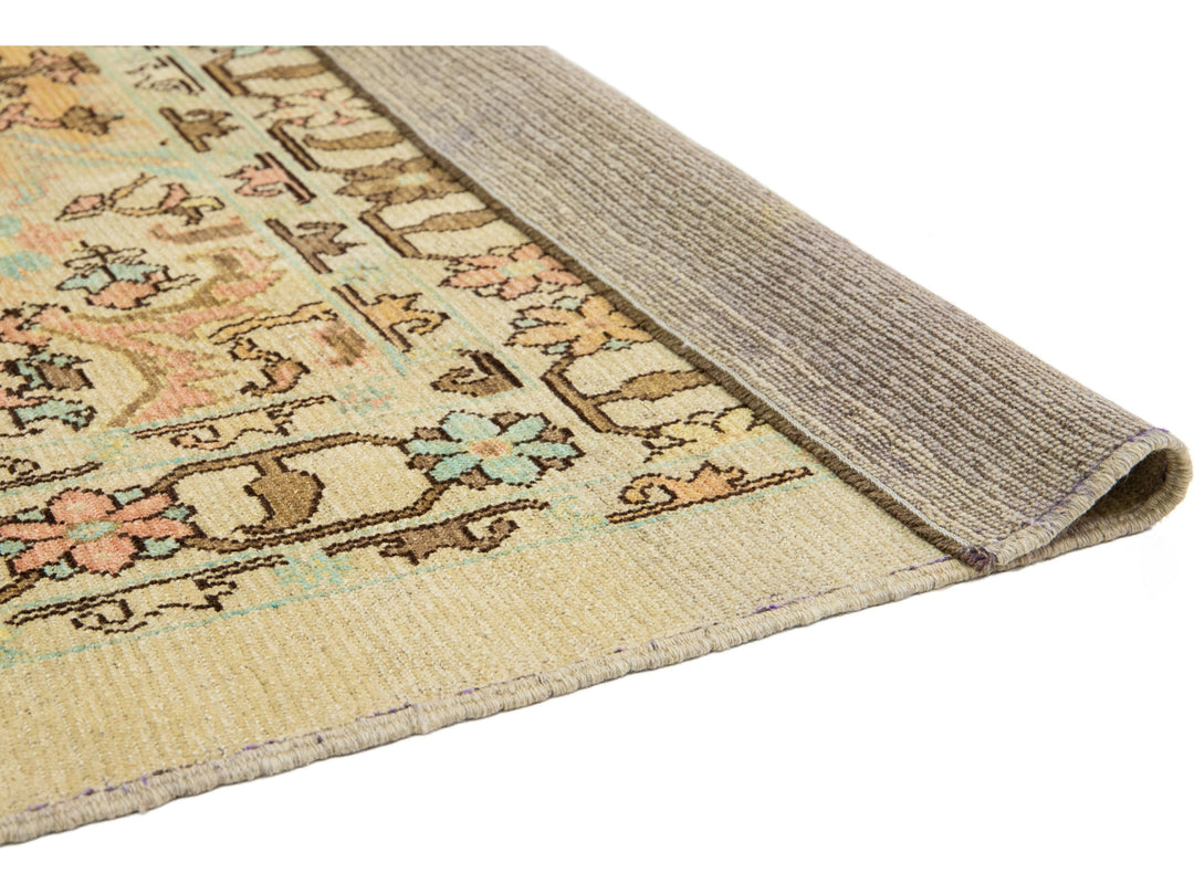 Contemporary Revival Wool Rug 7 X 9