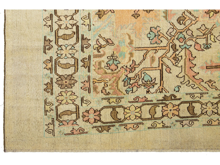 Contemporary Revival Wool Rug 7 X 9