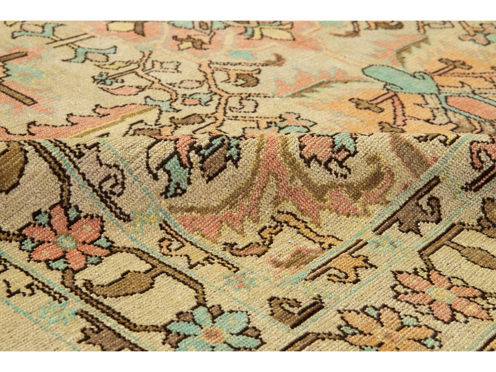 Contemporary Revival Wool Rug 7 X 9