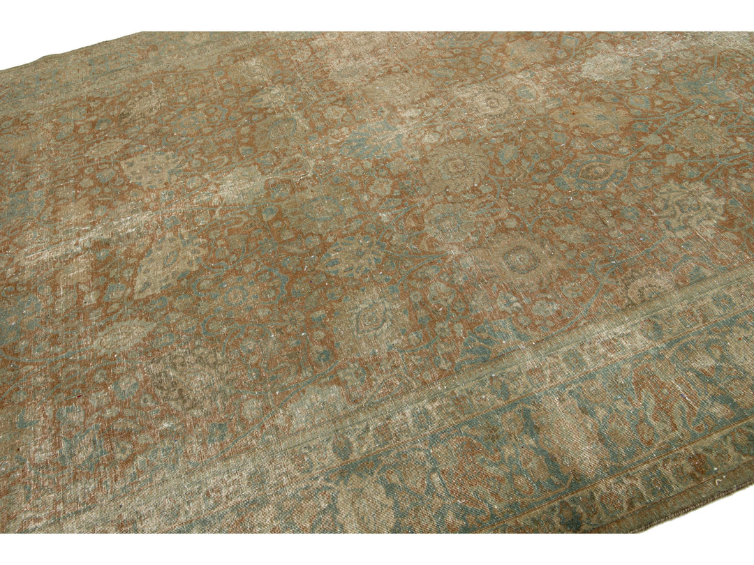 Antique Tabriz Wool Rug 8 X 10