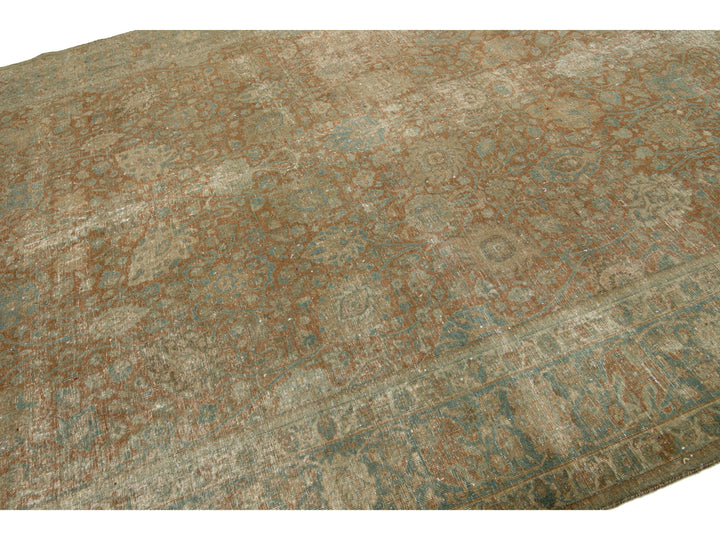 Antique Tabriz Wool Rug 8 X 10