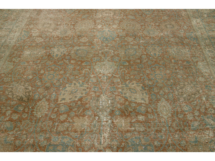 Antique Tabriz Wool Rug 8 X 10