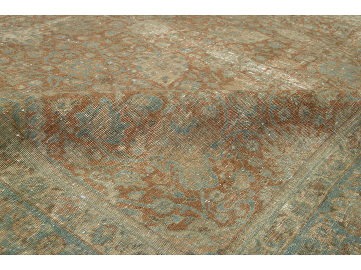 Antique Tabriz Wool Rug 8 X 10