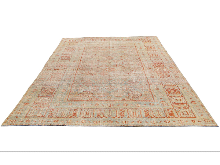 Antique Tabriz Wool Rug 8 X 11