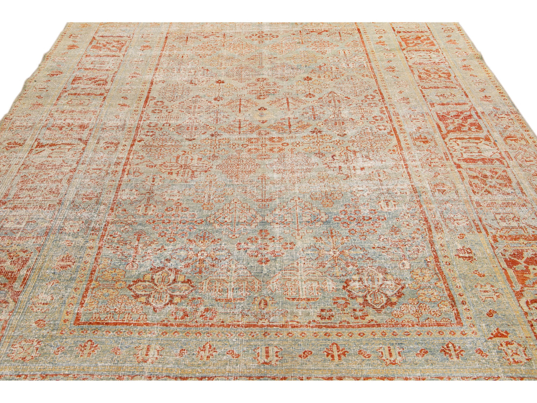 Antique Tabriz Wool Rug 8 X 11