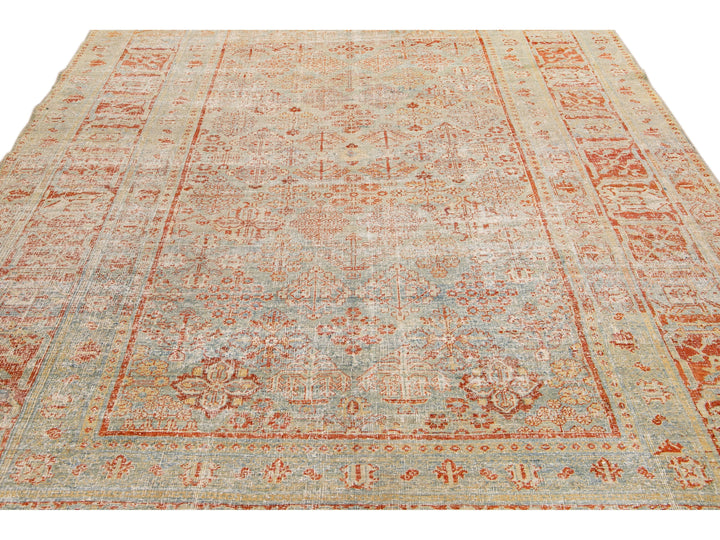 Antique Tabriz Wool Rug 8 X 11