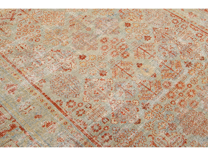 Antique Tabriz Wool Rug 8 X 11