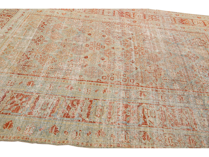 Antique Tabriz Wool Rug 8 X 11