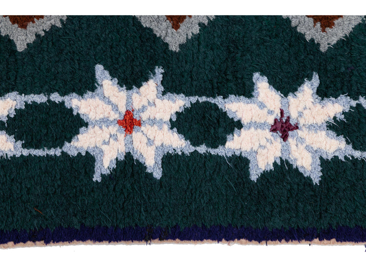 Vintage Turkish Wool Runner Rug 3 X 10