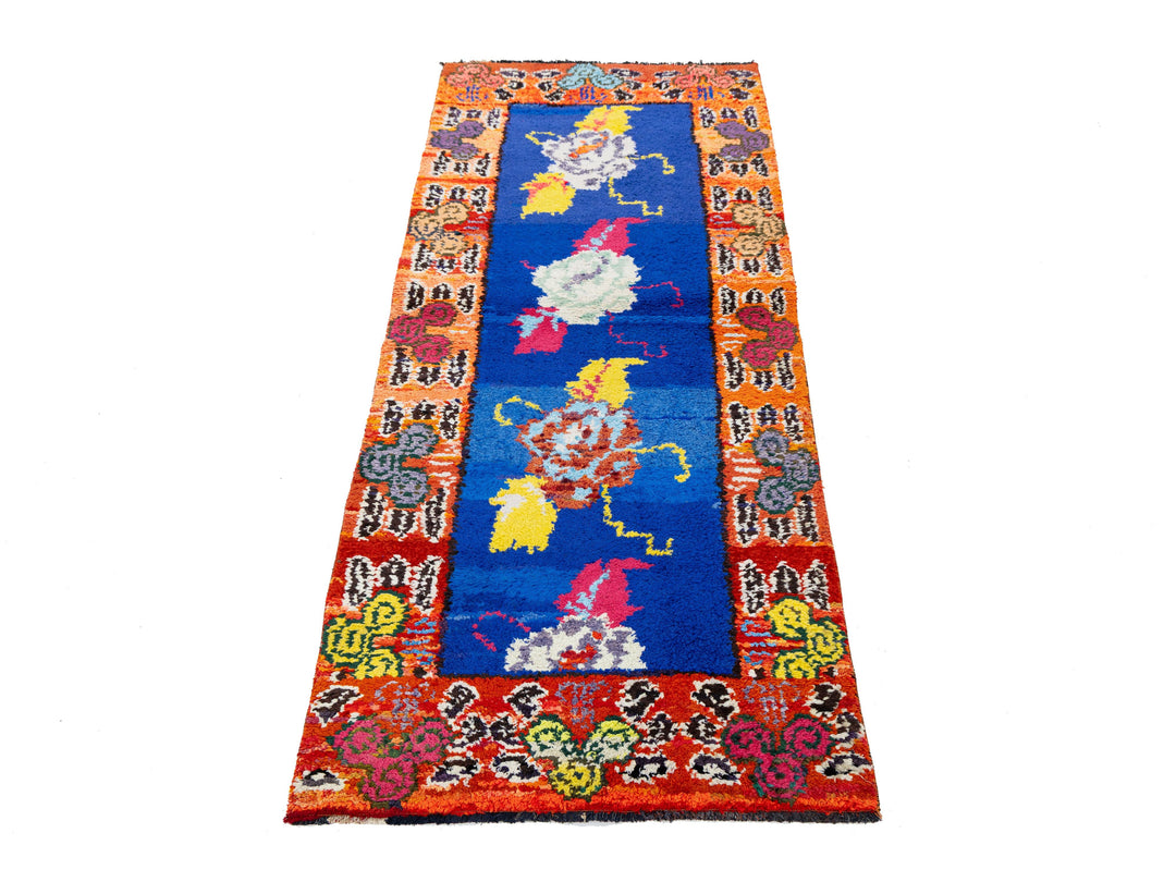 Vintage Turkish Wool Rug 3 X 5