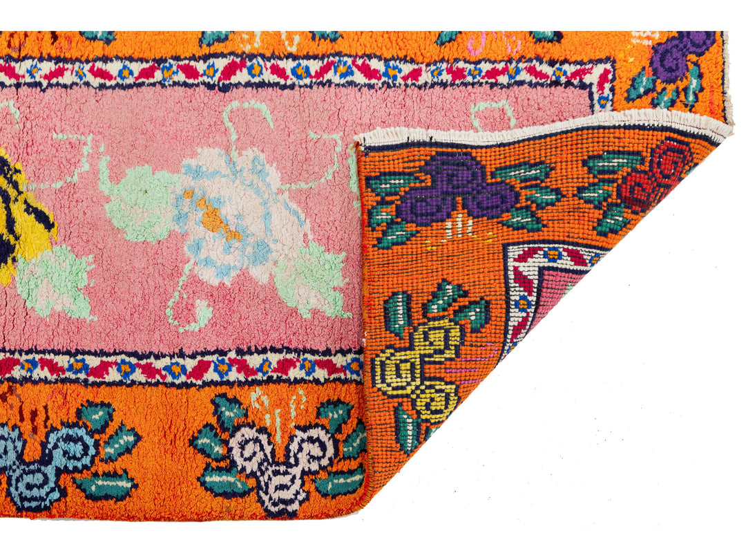 Vintage Turkish Wool Rug 3 X 13