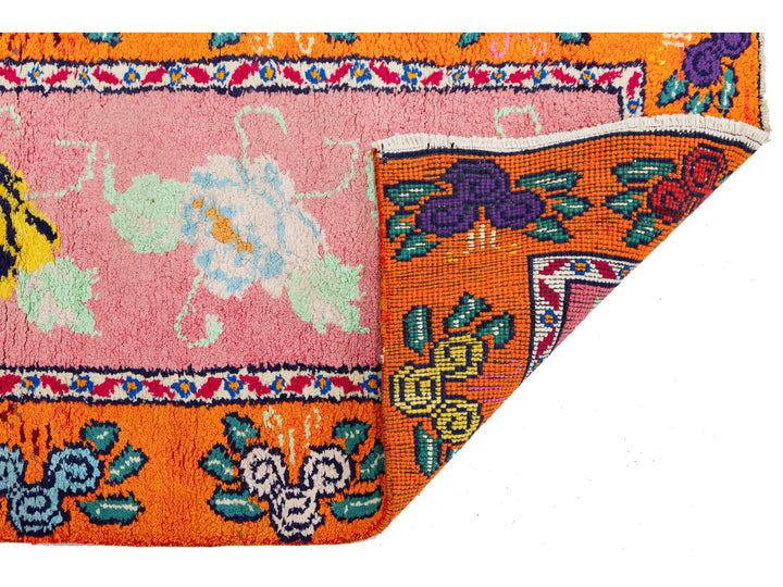 Vintage Turkish Wool Rug 3 X 13