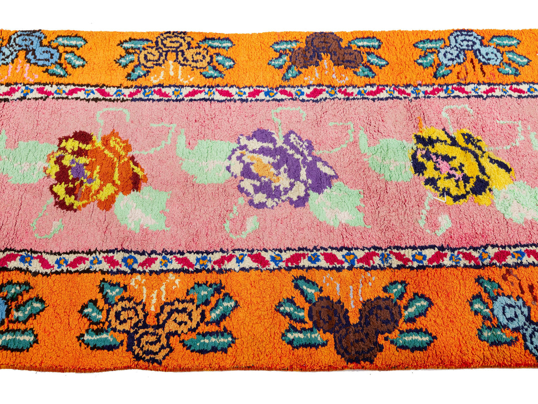 Vintage Turkish Wool Rug 3 X 13