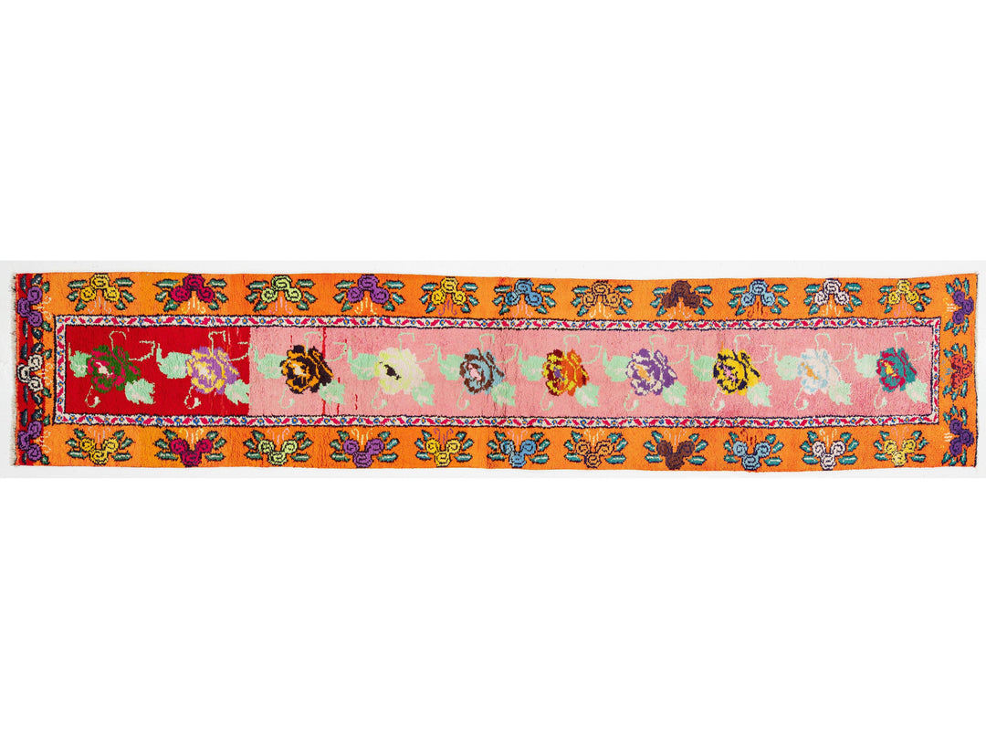 Vintage Turkish Wool Rug 3 X 13