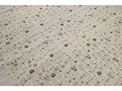 Modern Soumak Wool Rug 12 X 15