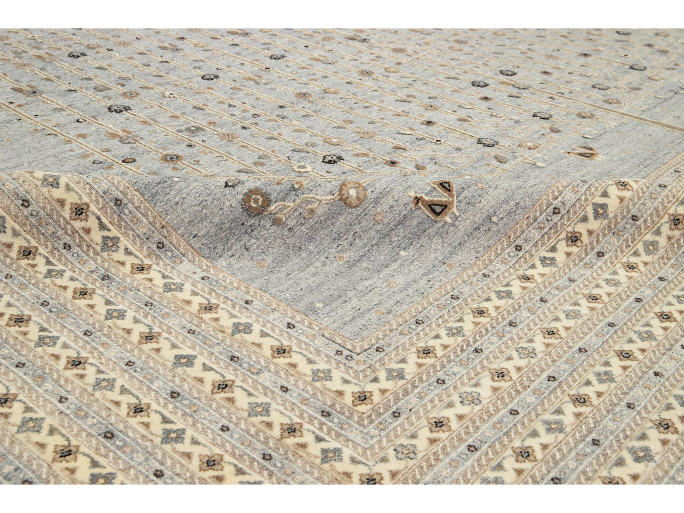 Modern Soumak Wool Rug 12 X 15