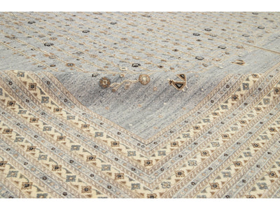 Modern Soumak Wool Rug 12 X 15