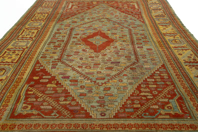 Antique Turkish Oushak Wool Rug 10 X 15