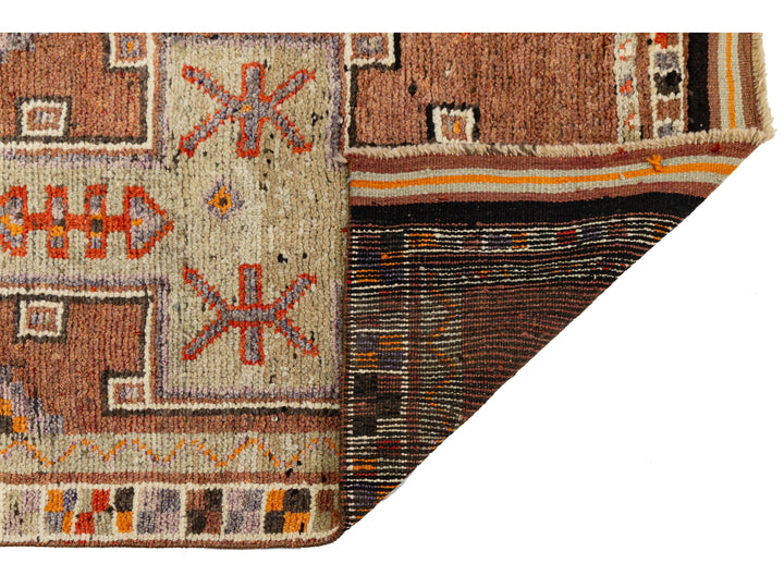 Vintage Turkish Wool Runner Rug 3 X 13