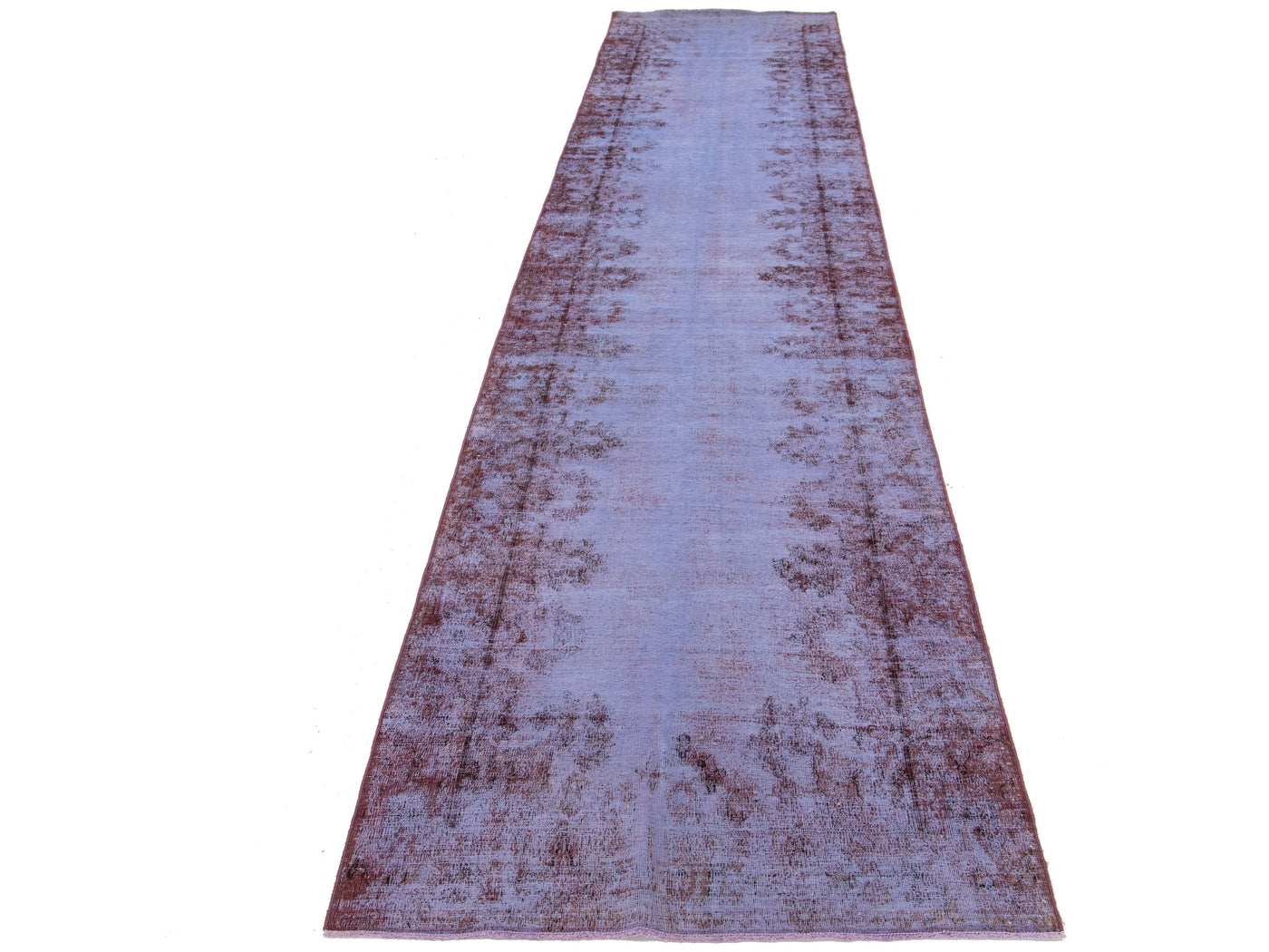 Vintage Distressed Wool Runner 3 X 14