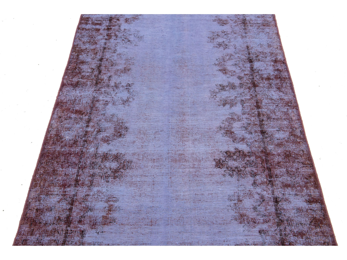 Vintage Distressed Wool Runner 3 X 14