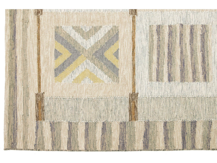 Modern Scandinavian Wool Rug 9 X 12